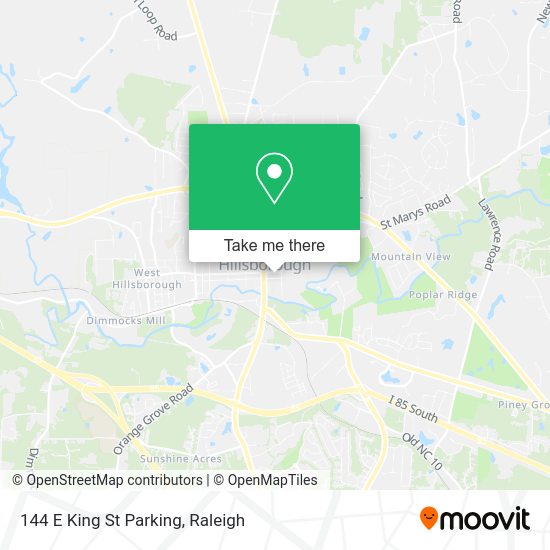 144 E King St Parking map