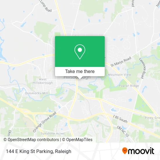 144 E King St Parking map