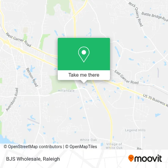 BJS Wholesale map