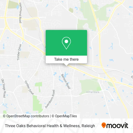 Three Oaks Behavioral Health & Wellness map