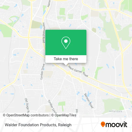 Walder Foundation Products map