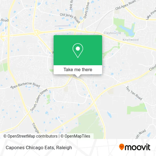 Mapa de Capones Chicago Eats
