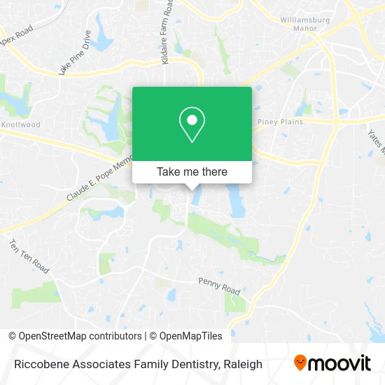 Riccobene Associates Family Dentistry map