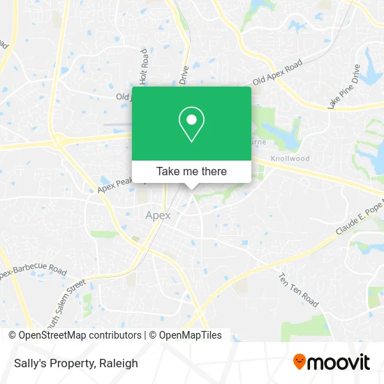 Sally's Property map
