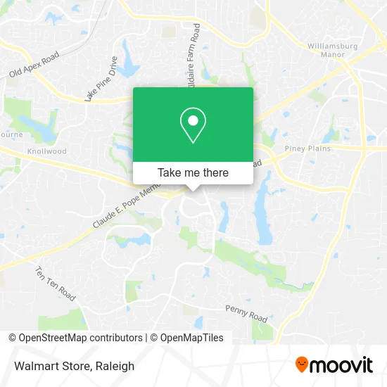 Walmart Store map