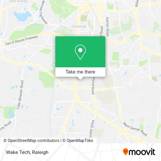 Wake Tech map