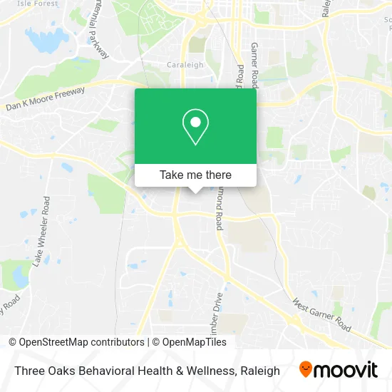 Three Oaks Behavioral Health & Wellness map
