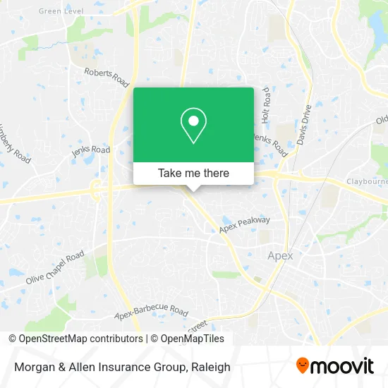 Mapa de Morgan & Allen Insurance Group