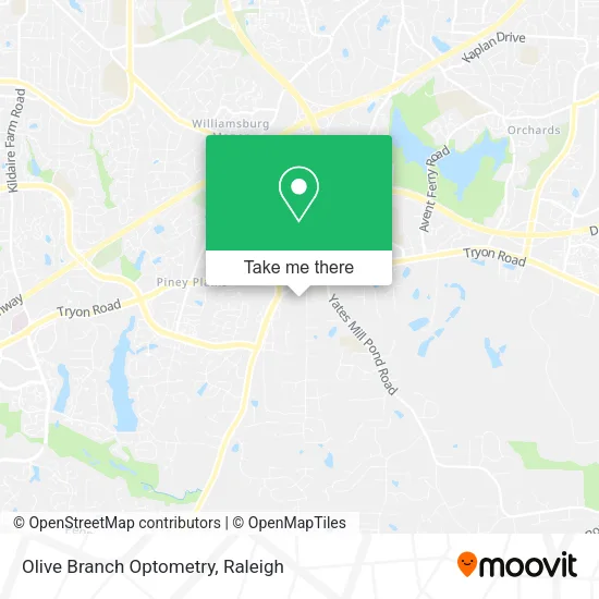 Mapa de Olive Branch Optometry