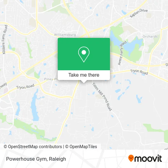 Powerhouse Gym map