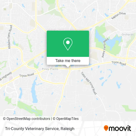 Mapa de Tri-County Veterinary Service