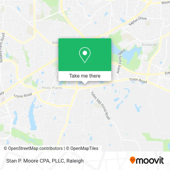 Mapa de Stan P. Moore CPA, PLLC