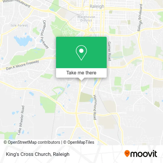 King's Cross Church map