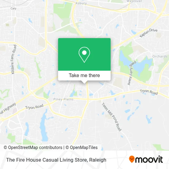 The Fire House Casual Living Store map