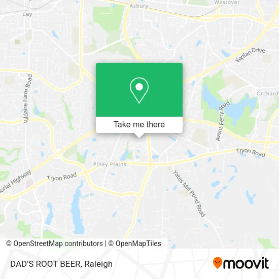 Mapa de DAD'S ROOT BEER