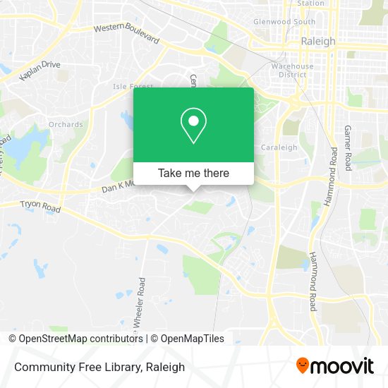 Community Free Library map