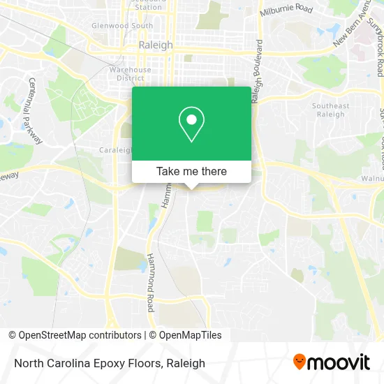 North Carolina Epoxy Floors map