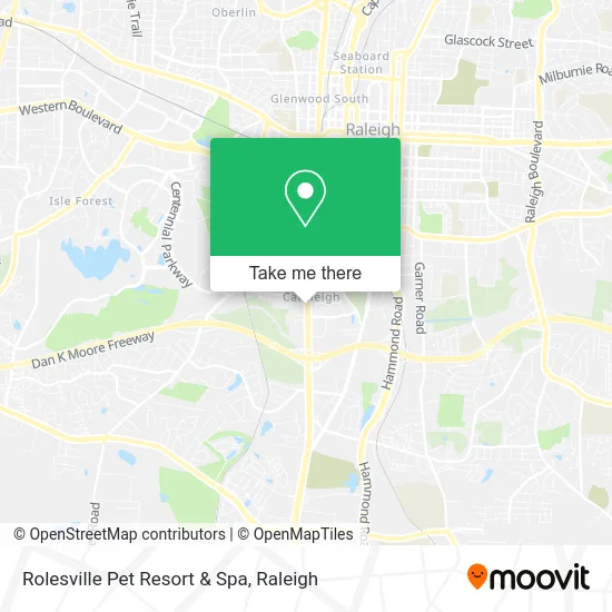 Rolesville Pet Resort & Spa map