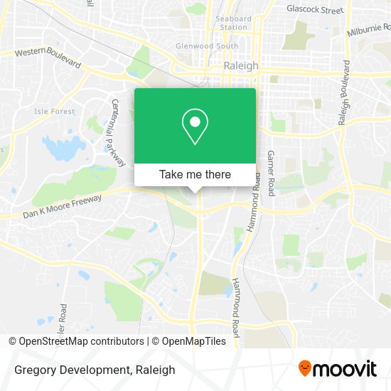 Gregory Development map