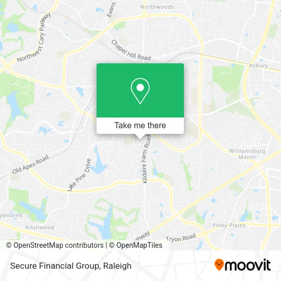 Secure Financial Group map