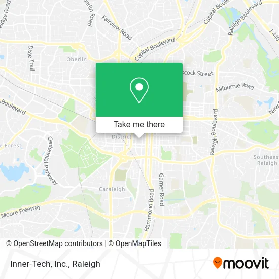 Mapa de Inner-Tech, Inc.