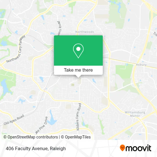 406 Faculty Avenue map