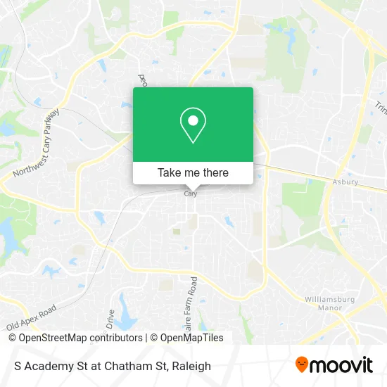 S Academy St at Chatham St map