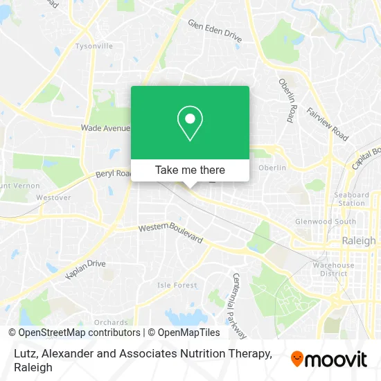 Lutz, Alexander and Associates Nutrition Therapy map