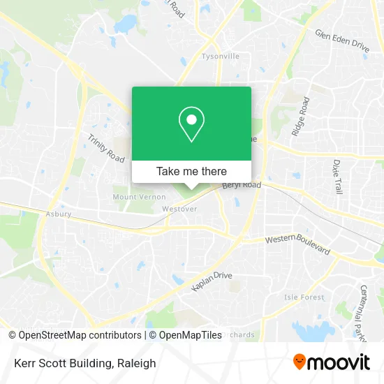 Mapa de Kerr Scott Building