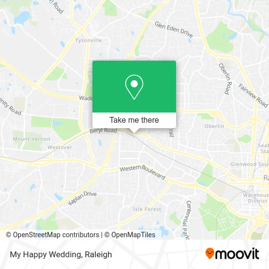 My Happy Wedding map