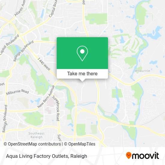 Aqua Living Factory Outlets map