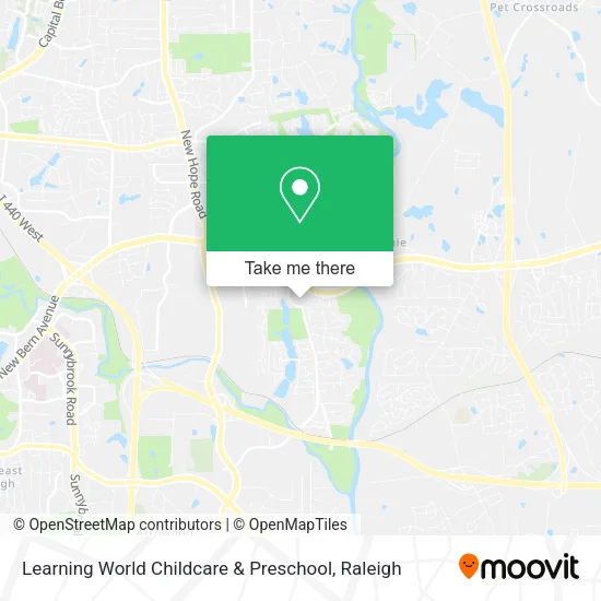 Mapa de Learning World Childcare & Preschool