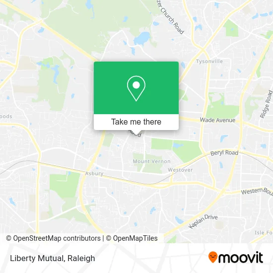 Liberty Mutual map