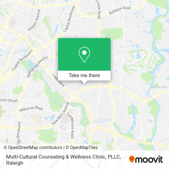 Mapa de Multi-Cultural Counseling & Wellness Clinic, PLLC