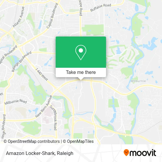 Mapa de Amazon Locker-Shark