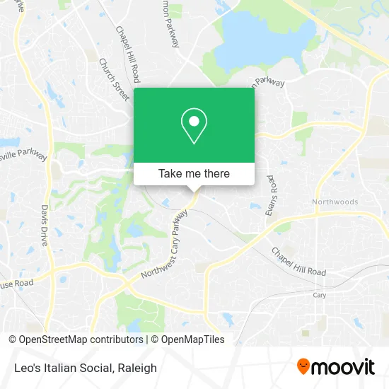 Leo's Italian Social map