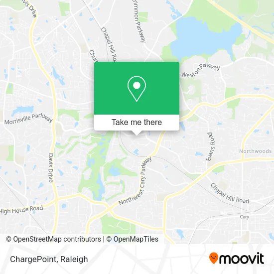 Mapa de ChargePoint