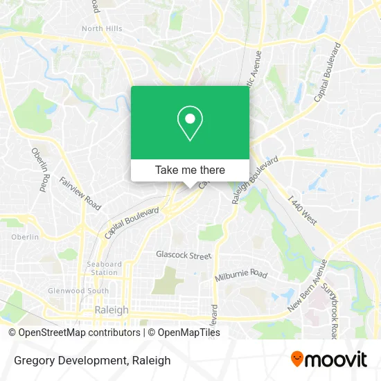 Gregory Development map