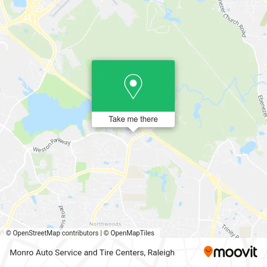 Monro Auto Service and Tire Centers map