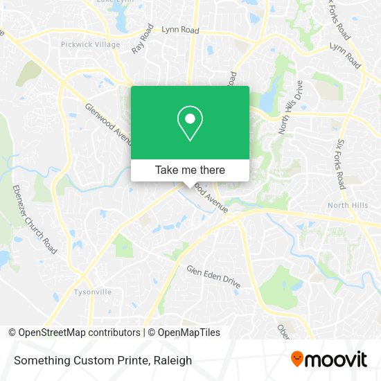 Something Custom Printe map