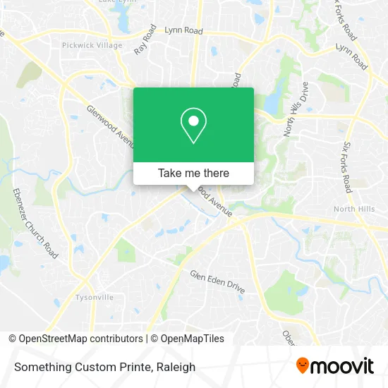 Something Custom Printe map