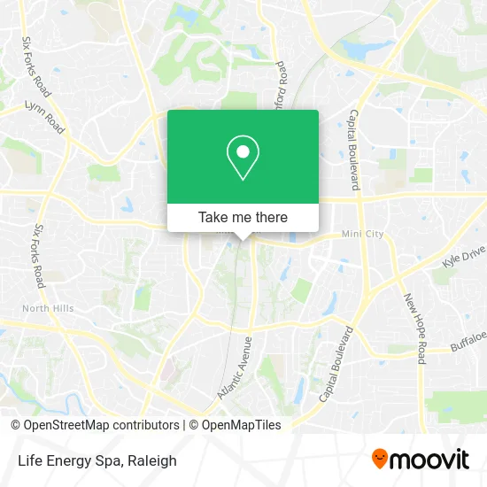 Life Energy Spa map
