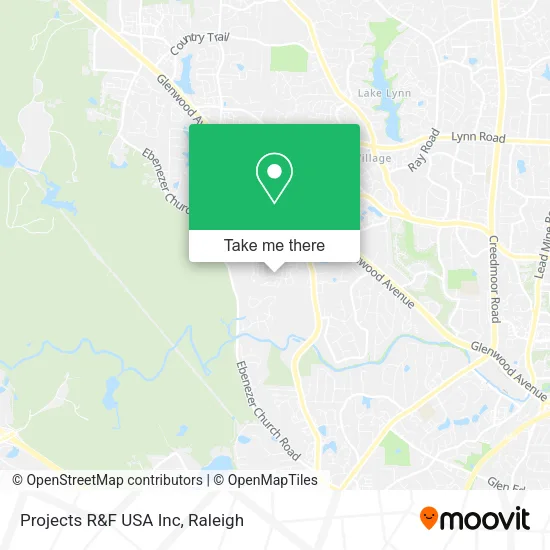 Mapa de Projects R&F USA Inc