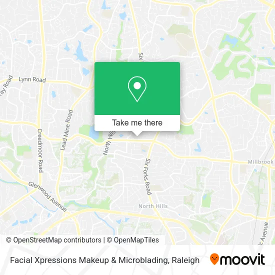 Facial Xpressions Makeup & Microblading map