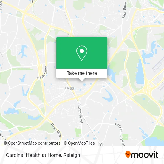 Cardinal Health at Home map