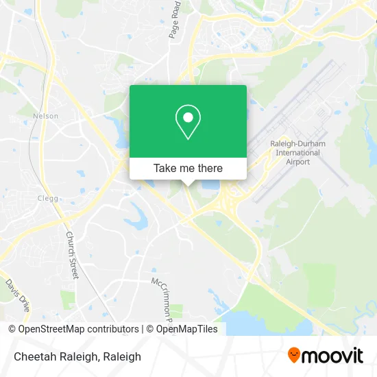 Cheetah Raleigh map