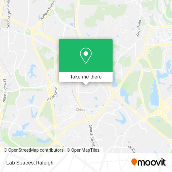 Lab Spaces map