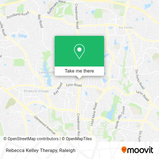Rebecca Kelley Therapy map