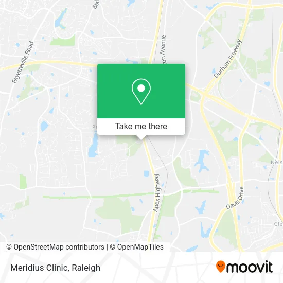 Meridius Clinic map