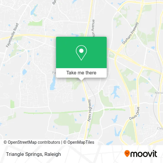 Mapa de Triangle Springs